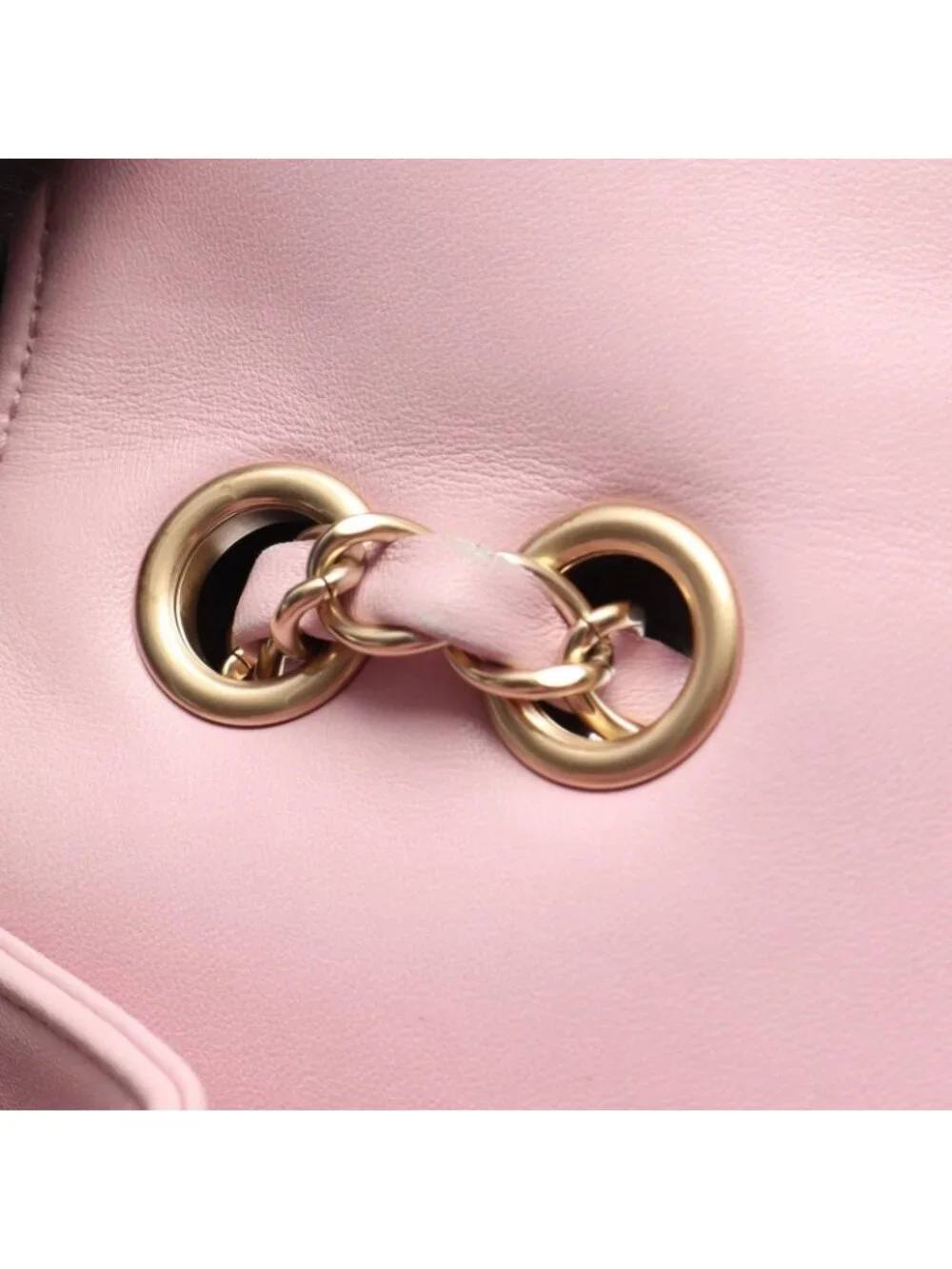Chanel Shoulder Bag Quilted Single Flap Light Pink Lambskin Chain